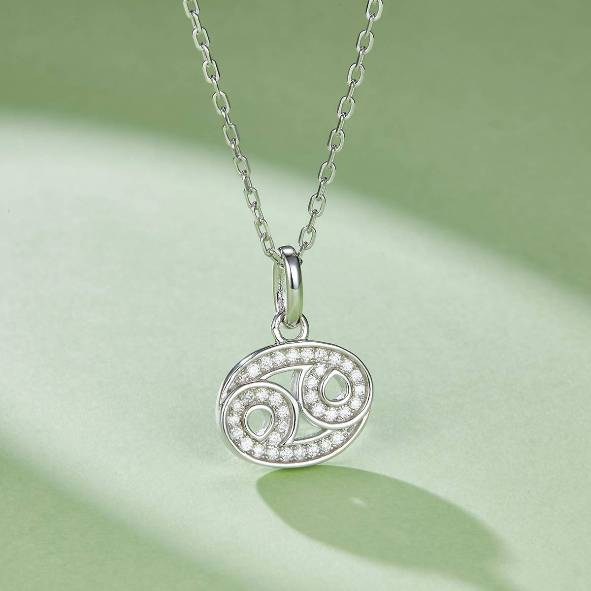 Cancer Moissanite Necklace from the Twelve Constellations Series